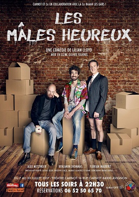 « Les mâles heureux » – les 13, 15 et 16 février à Paris